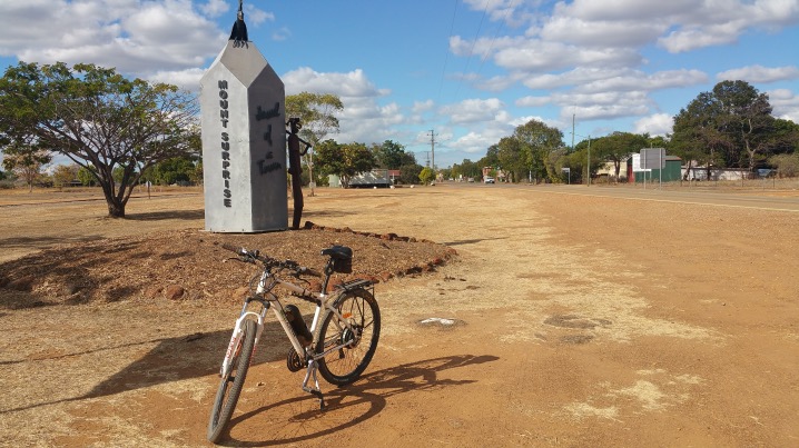 Mount Surprise and bike selfie!