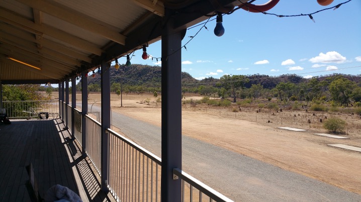 The view from the pub to Copperfield Gorge