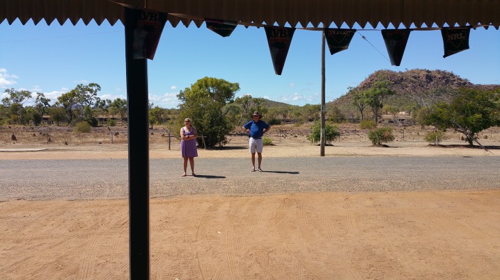 Looking out to those looking in at the Einsaleigh Pub