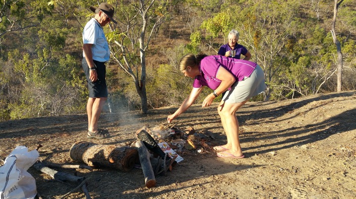 Firemaster Pete in his last appearance with the Jo the understudy