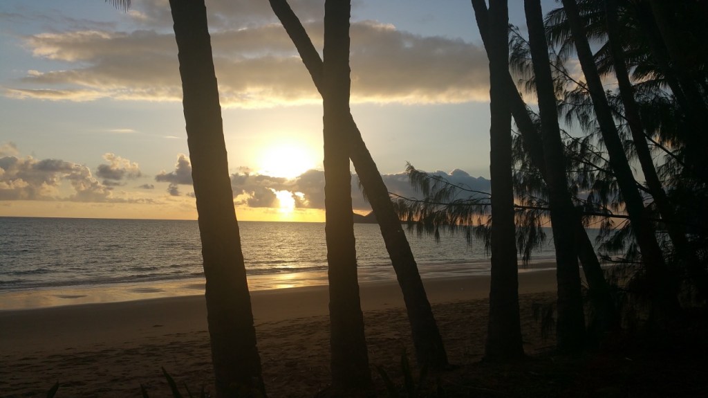 Sunrise on the beach....