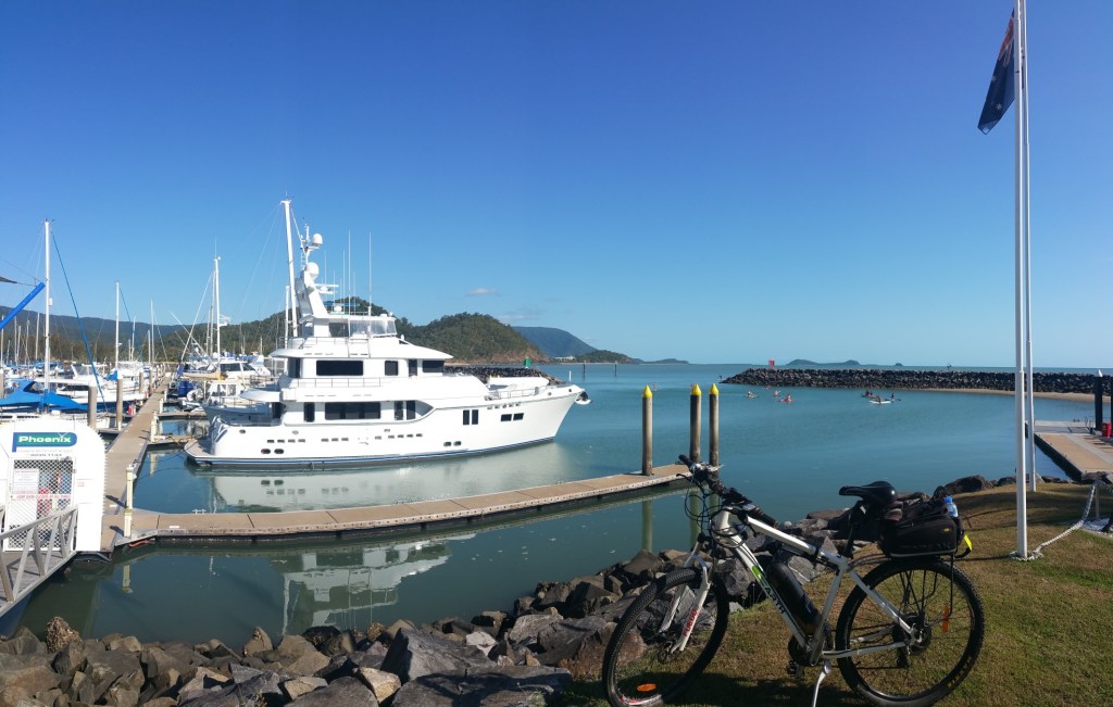 Yep that's right, that's my boat to get to the other boat!