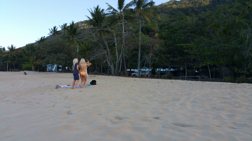 Taking photo after photo of themselves.