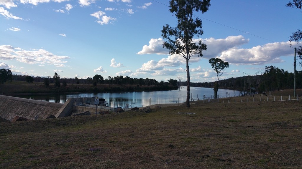 The weir near Eidsvold