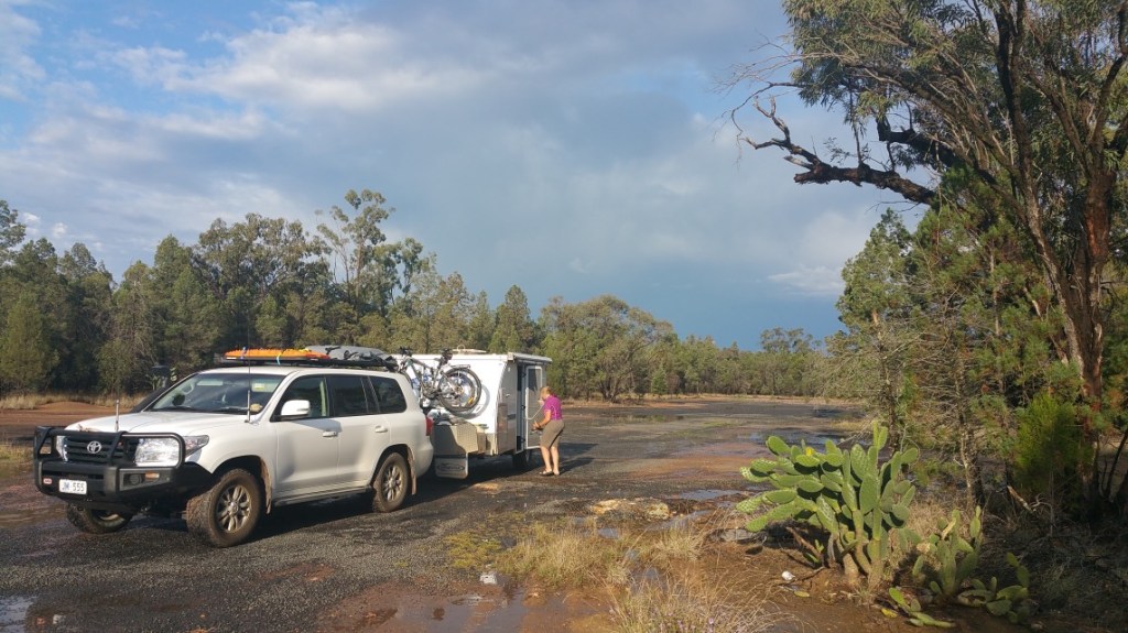 Overnight stop near Moonie